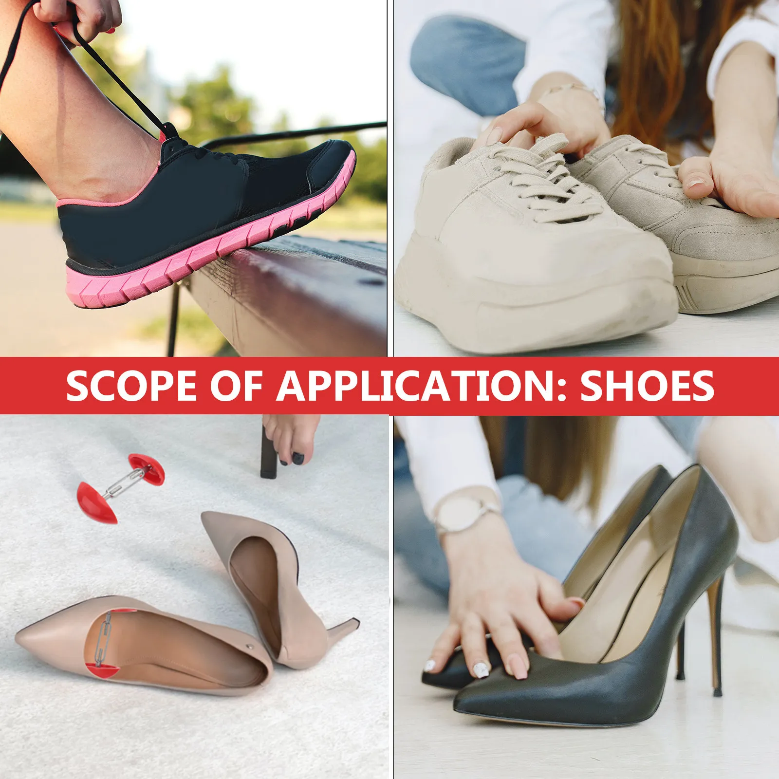 Foldable Shoe Stretcher Shoe-stretcher Expander Support Shoes Fitting Devices Stretchers