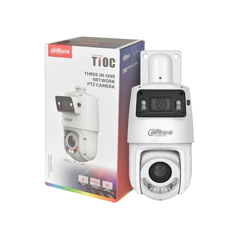 Kamera Jaringan Mini Hubble Wizmind PTZ Panoramic 360 Multi-Sensor 16 MP Da Hua CCTV PSDW81642S-A360-D425