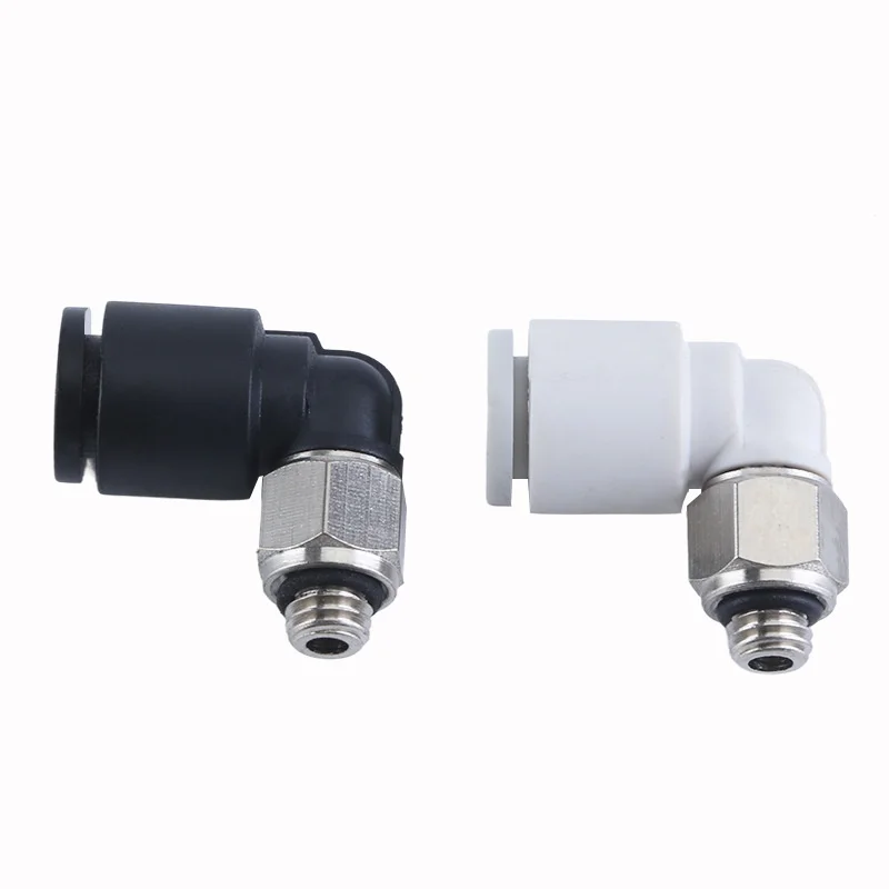 Pneumatic Fittings Quick Micro Mini Connector Air Pipe Plug PL4-M3/M4/M5/6mm Thread Elbow Joint