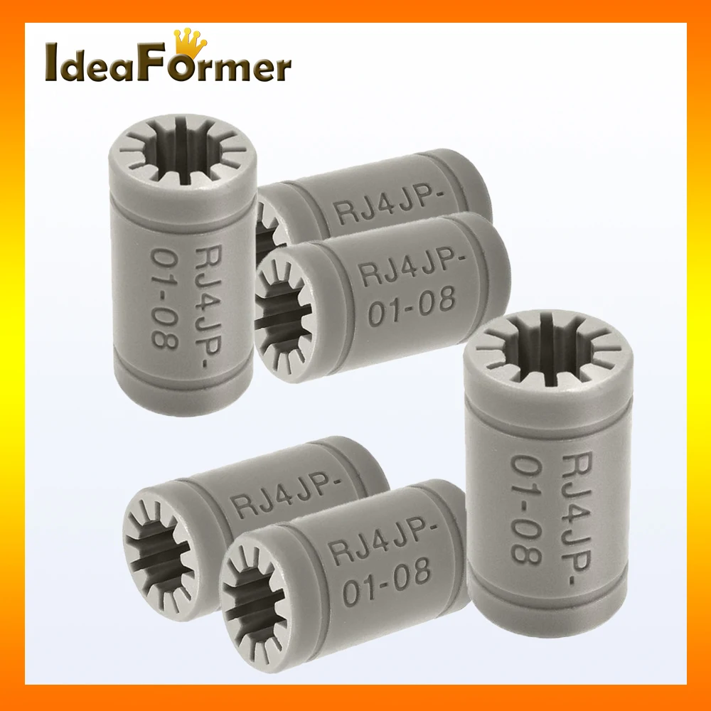 

1/2/4/5/8/10PCS Plastic RJ4JP-01-08 LM8UU linear Bearing 8mm Bushing Bush For Anet A8 Prusa I3 3d Printer Parts