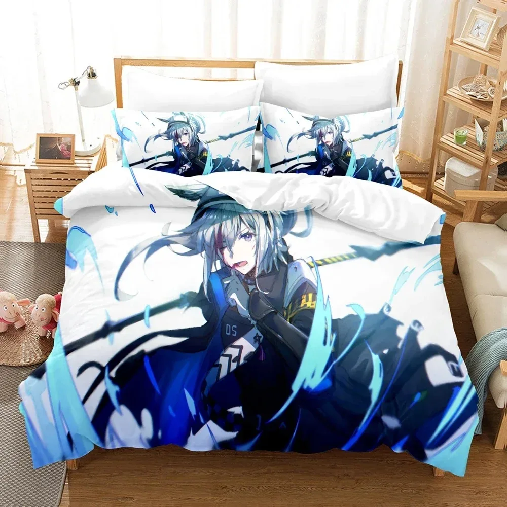 

Anime Game Arknights Bedding Set Duvet Cover Bedroom Comforter Covers Single Twin King Size Quilt Cover Home Textile
