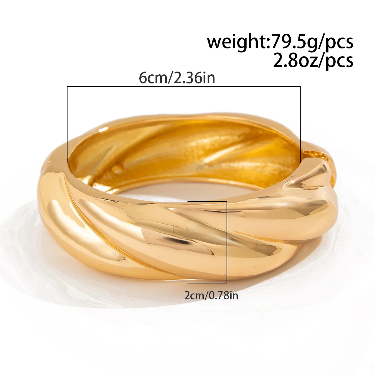 DIEZI 3 Styles Exaggerated Irregular Cuff Spring Bangles For Women Punk Gold Silver Color Geometric Bracelets Men Jewelry