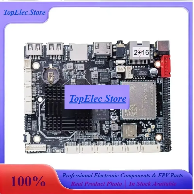 TOPesIndustrial Control AI Robot Motherboard RK3288 ARM Single Board Computer With Linux & Android 12V PCBA