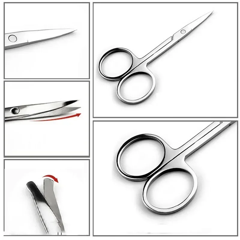 Cuticle Scissors Curved Nail Clipper Trimmer Dead Skin Remover Cuticle Cutter Professional Nail Art Tools Manicure Supplies