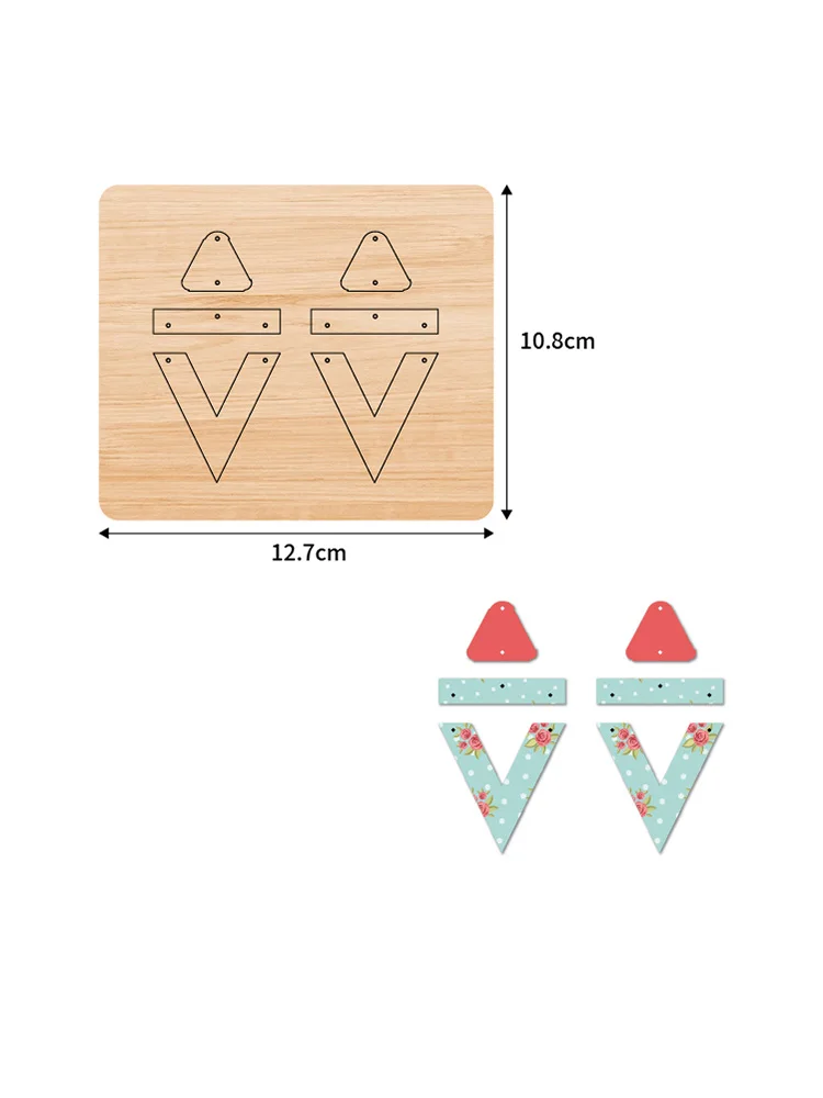 ZYC-1008 eardrop Wooden Cutting Knife Die, Used with the Machine