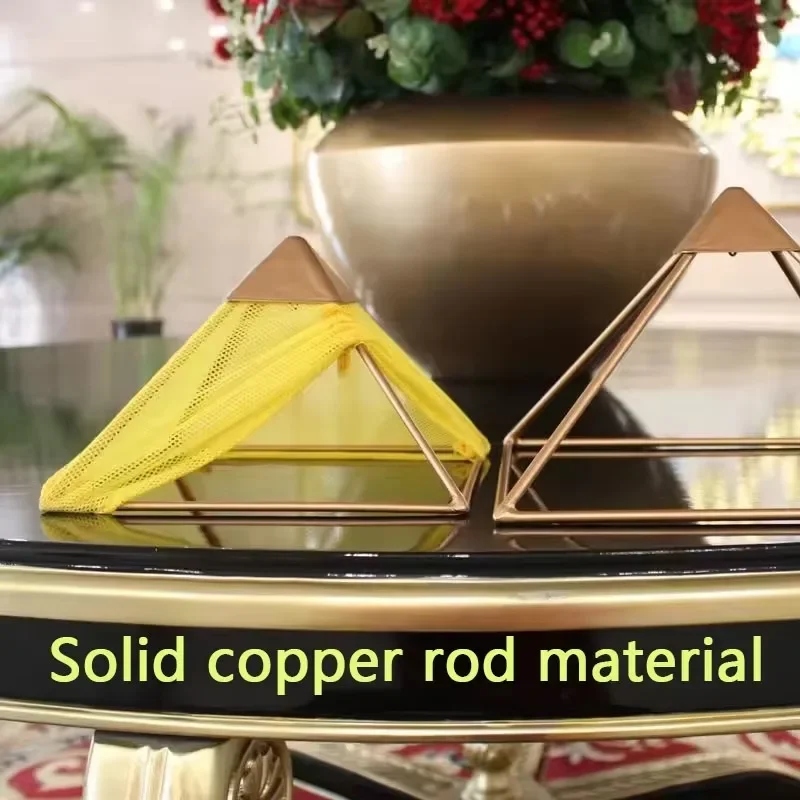 Stand Tent Manufacturer Copper Pyramid, Triangular Pyramid, Meditation Sleep Zen Pyramid Giza Pyramid Energy Receiver,