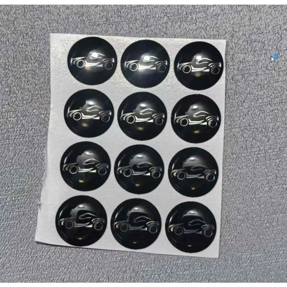 

For Xhorse KEYDIY Replacement Resin Epoxy 14MM Round Car Key Shell Remote Fob Cover Case Smart Card Sticker Logo Emblem Symbol