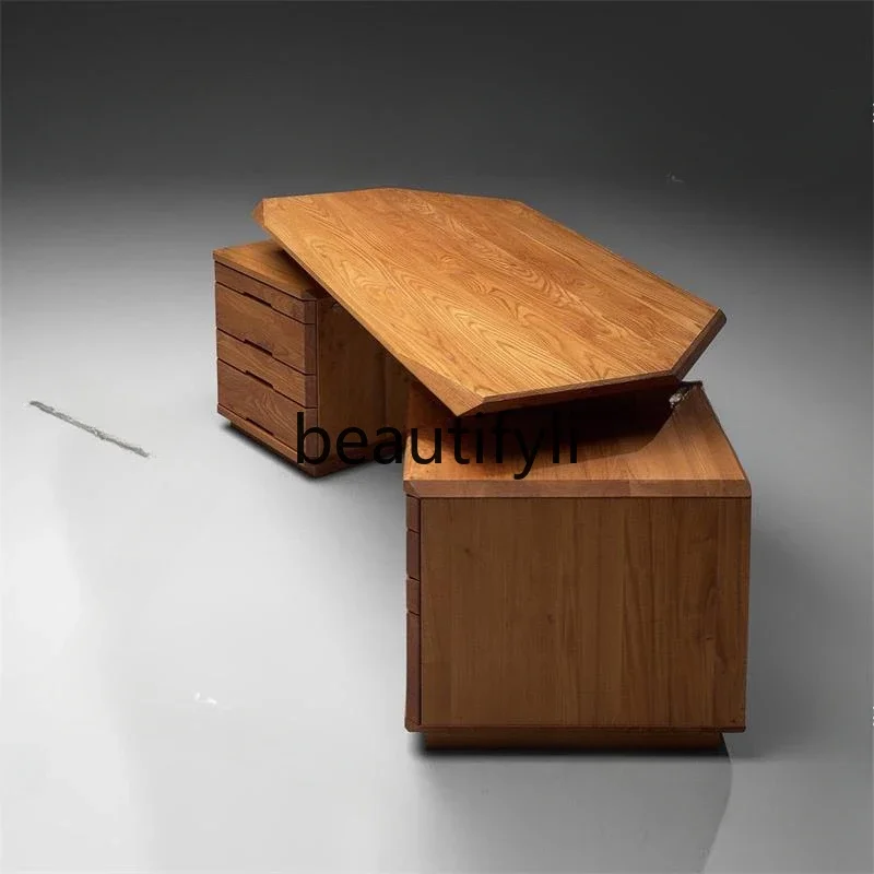 

Medieval Italian minimalist desk computer desk office writing desk workbench