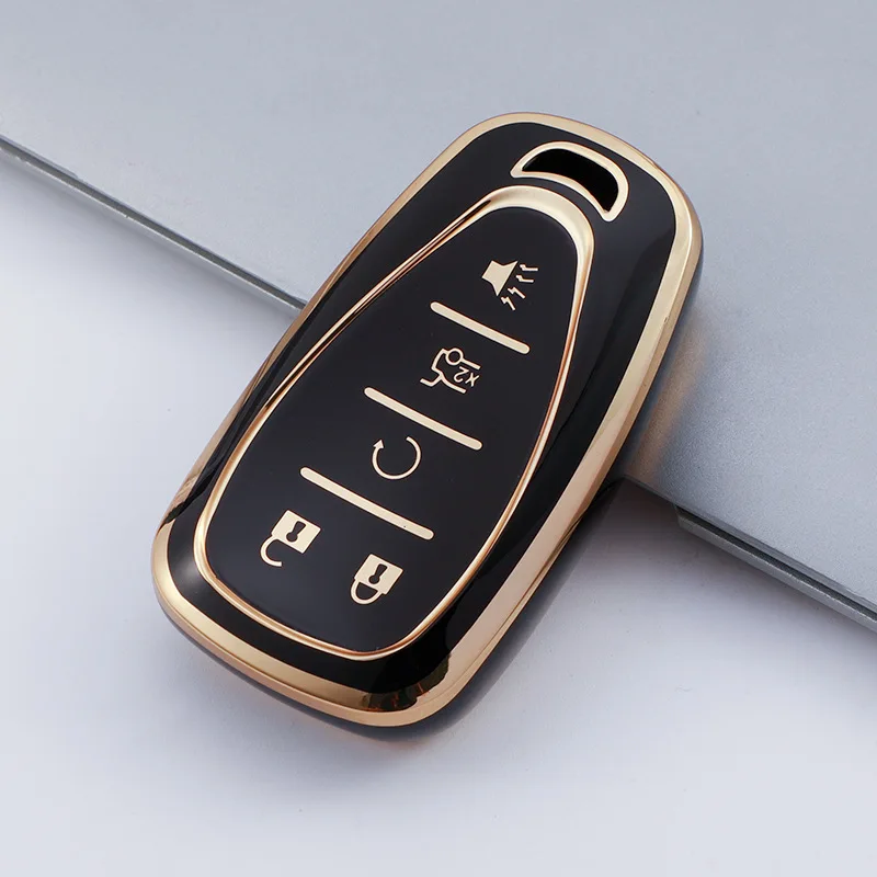 Funda para llave de coche para Chevrolet Volt Bolt Trax Malibu Blazer Traverse Onix Equino Orlando Cruze Spark Sonic Camaro Shell Fob
