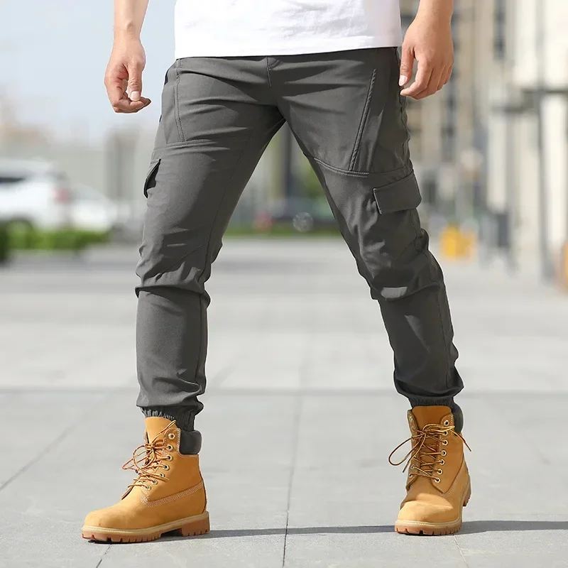 Men's Outdoor Sports and Leisure Multi Pocket Workwear Cool Pants Seasonal Multi Pocket Workwear Military Pants Casual Pants