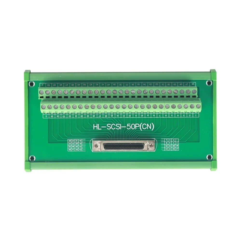 HL-SCSI-50P 50pin สําหรับ Mitsubishi Delta ASD-A2 AB Series Servo Driver CN1 Terminal Board Block ASD-BM-50A สาย SCSI50 Yaskawa