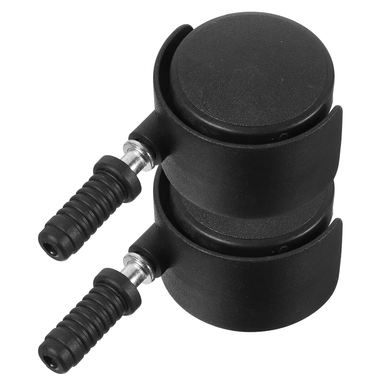 

2Pcs Office Chair Caster Wheels ABS Iron Material Easy Install Replacement Castors for Desk Chairs Coffee Tables Plant Stands