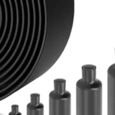 8pCS 4:1 Heat Shrink Tubing Set 1.5M Black Polyolefin Wire Cable Insulation Sleeve For Electrical Repair And DIY Projects