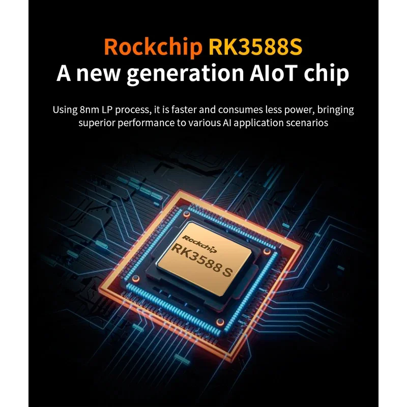 Orange Pi 5B  32G EMMC 64-bit Rockchip RK3588S SBC Single Board Computer WIFI Bluetooth BLE Mini PC 5 B Development Board