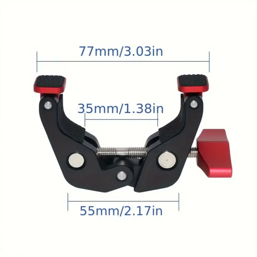 Aluminum Alloy Camera Clamp Bracket Monitor Base Replaceable Single Lens Reflex Camera Safety Fixture