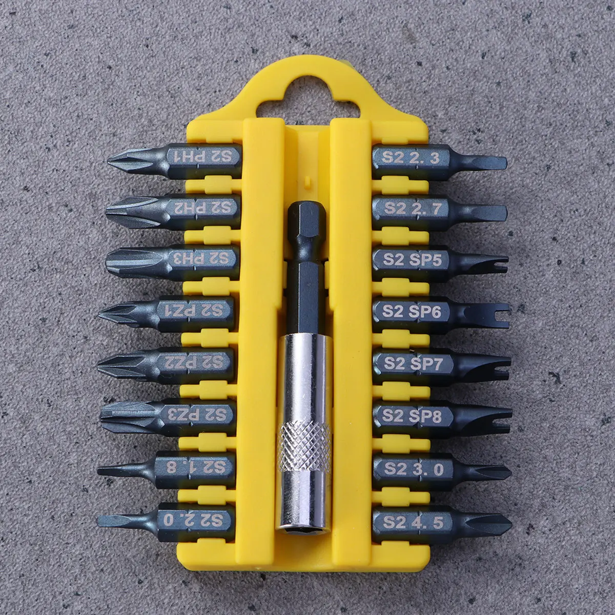 

17 in 1 S2 Steel Magnetic Screwdriver Bit Set with Holder Compact Pocket Size for Electronics Repair PH Screwdriver Pentagon Bit