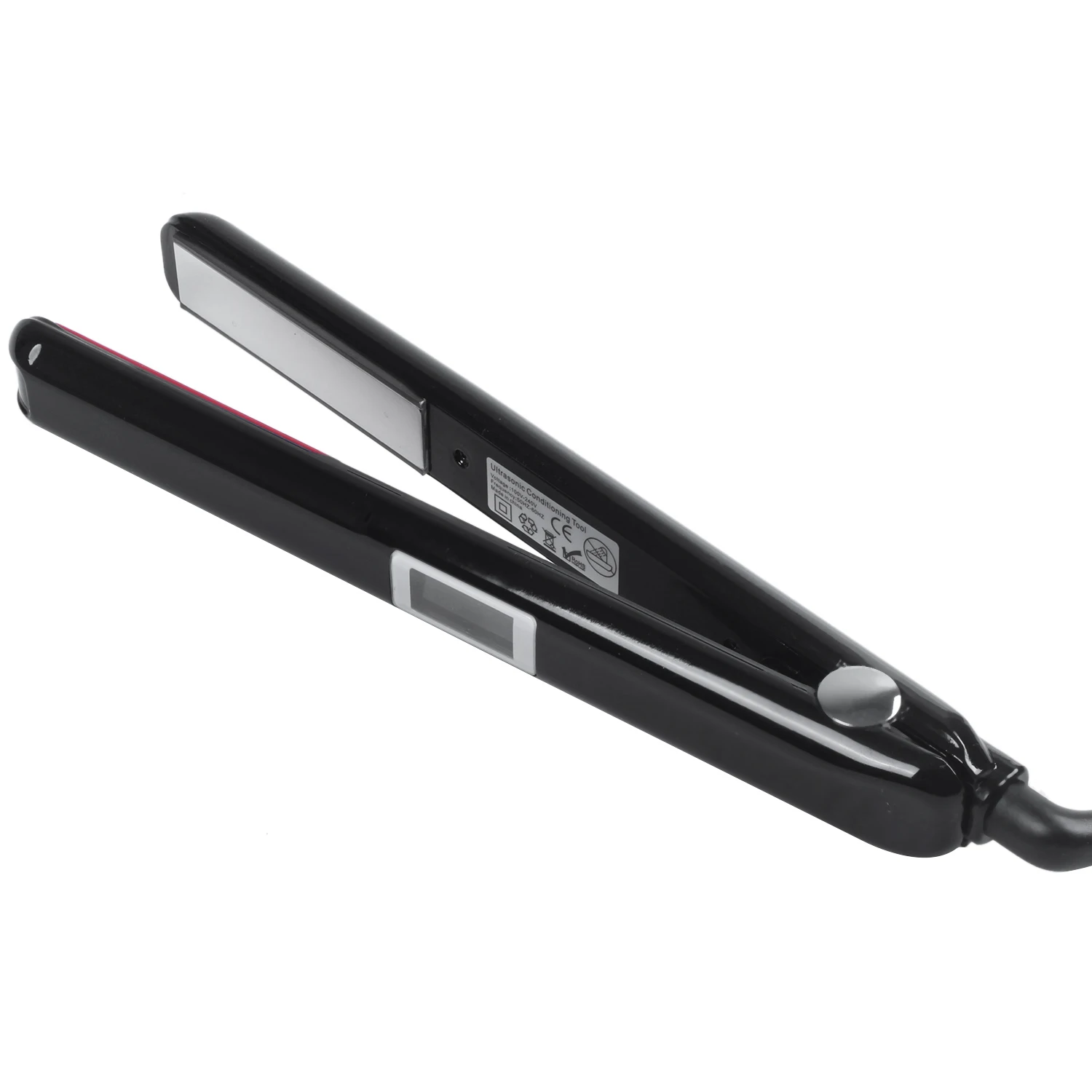 

【SUPERDEALS】Ultrasonic & Infrared Hair Care Iron Recovers The Damaged Hair Hair Treament Styler Cold Iron Hair Care Treatment