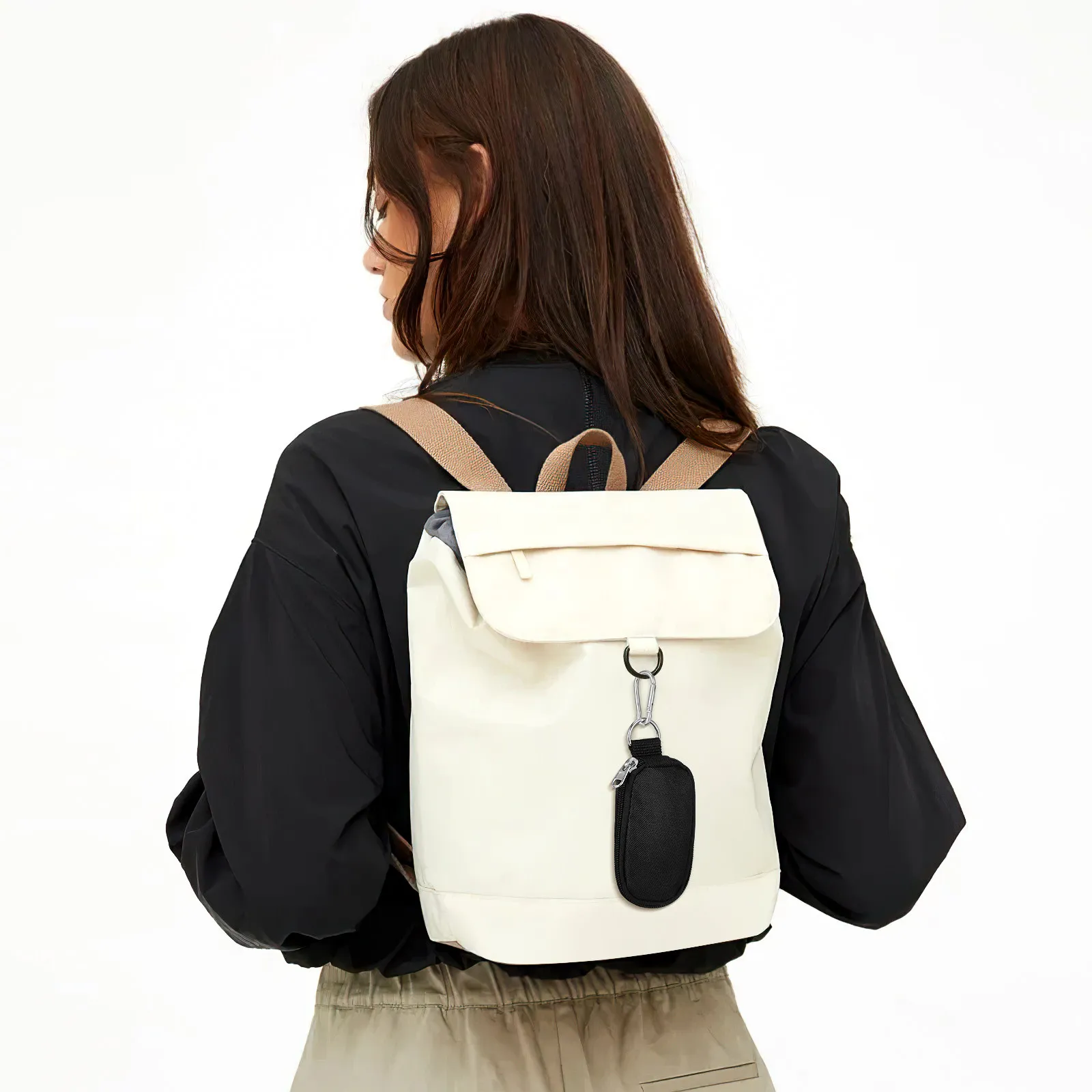 Estojo Organizador Portátil Grande para Óleos Essenciais com Alça, Bolsa de Viagem para Armazenamento de Óleos Essenciais, Preto com Zíperes Resistentes