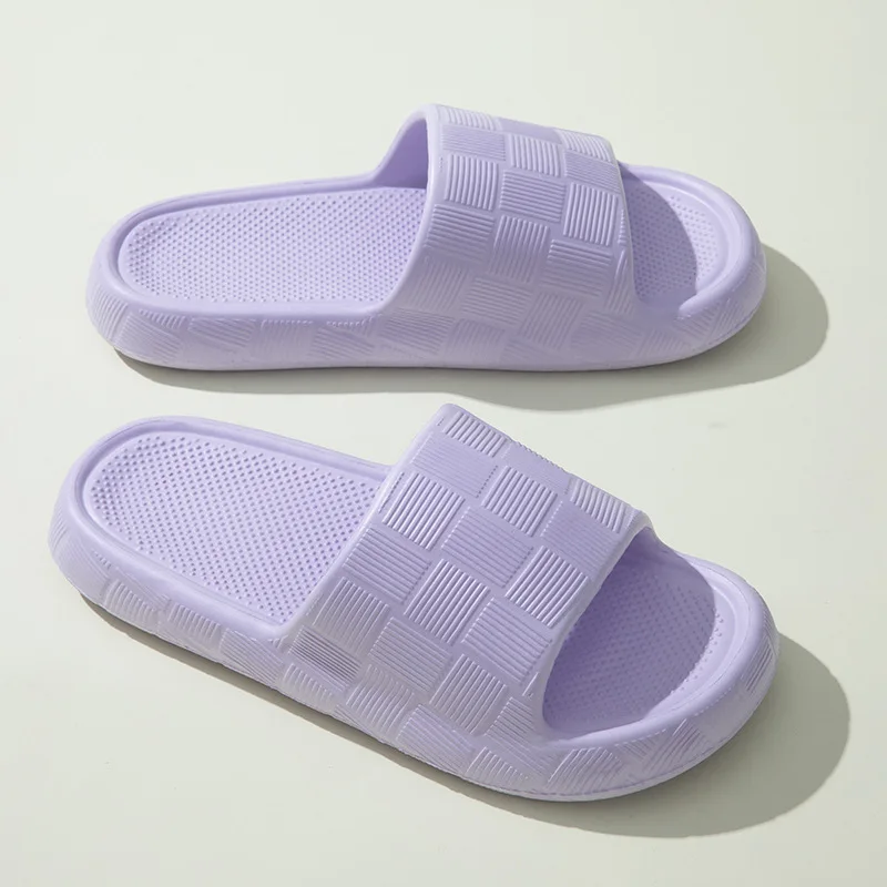 Home Slippers for Women and Men Fashion Soft Sole EVA Indoor Slides 2025 Summer Non Slip Shower Slippers Casual Beach Flip Flops