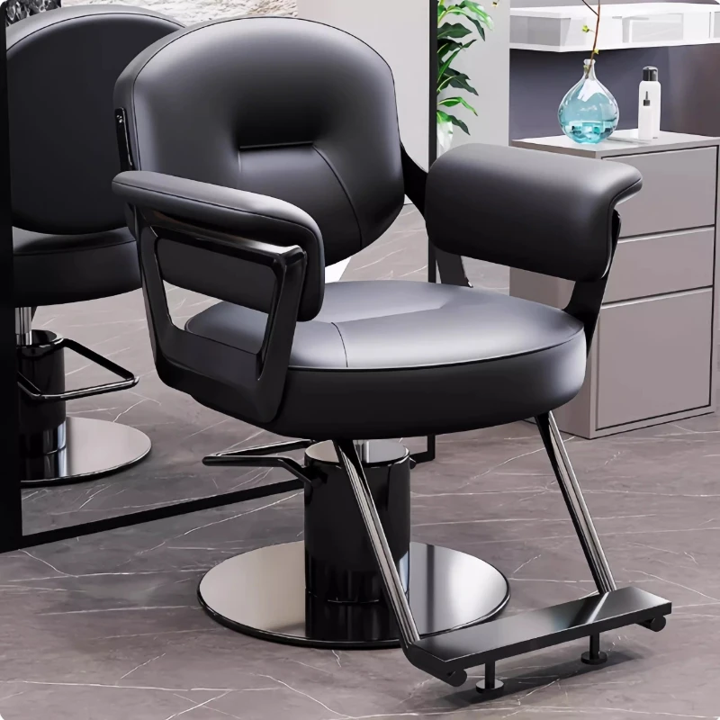 High-end Barber Chairs Exclusive Simple Perm Coloring Barber Chairs Service Commercial Furniture Sedia Da Barbiere ZY40LFY