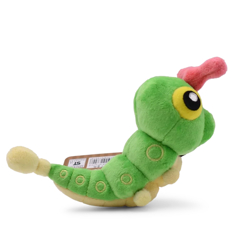 Pikachu peluche lagarta brinquedo de pelúcia verde, animal de pelúcia pokemon brinquedos todas as estrelas coleção aniversário crianças meninos menina presente