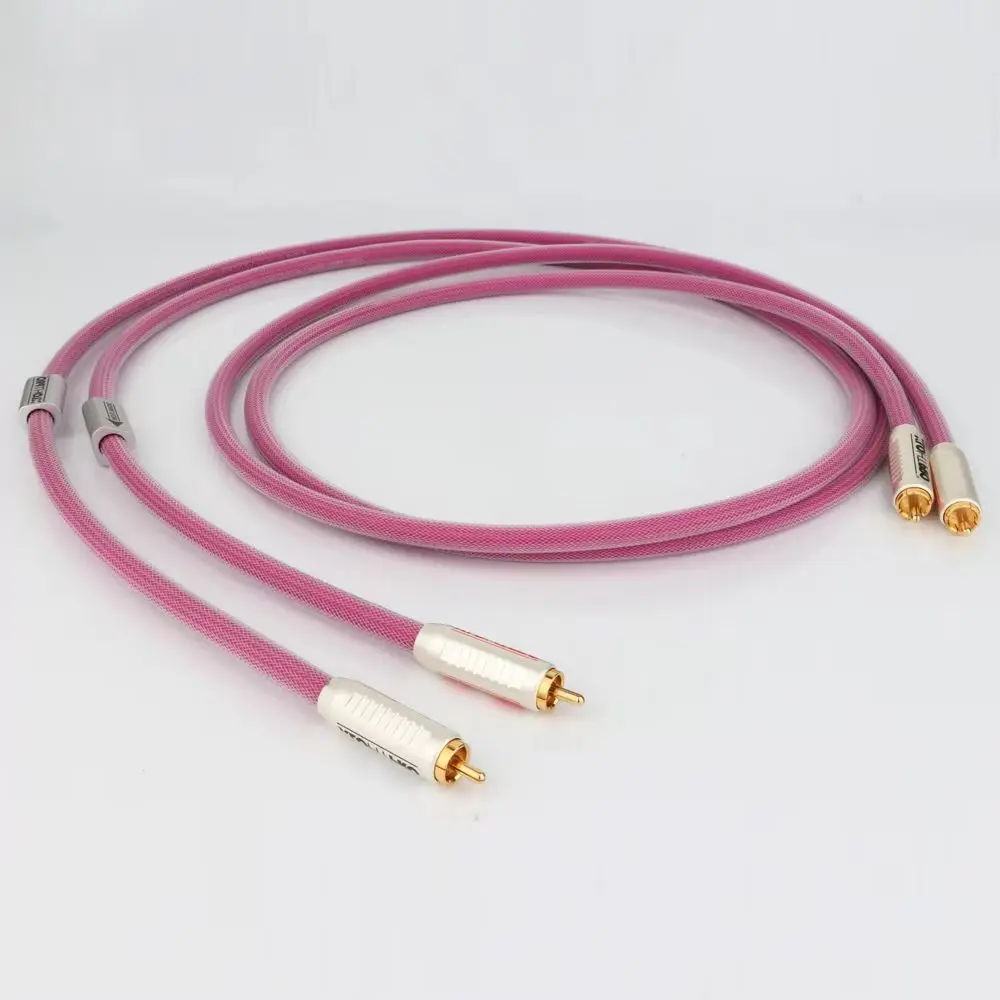 كابل توصيل XLO HTP1 Audio RCA مع قابس RCA مطلي بالذهب، واجهة صوت على مستوى الخط
