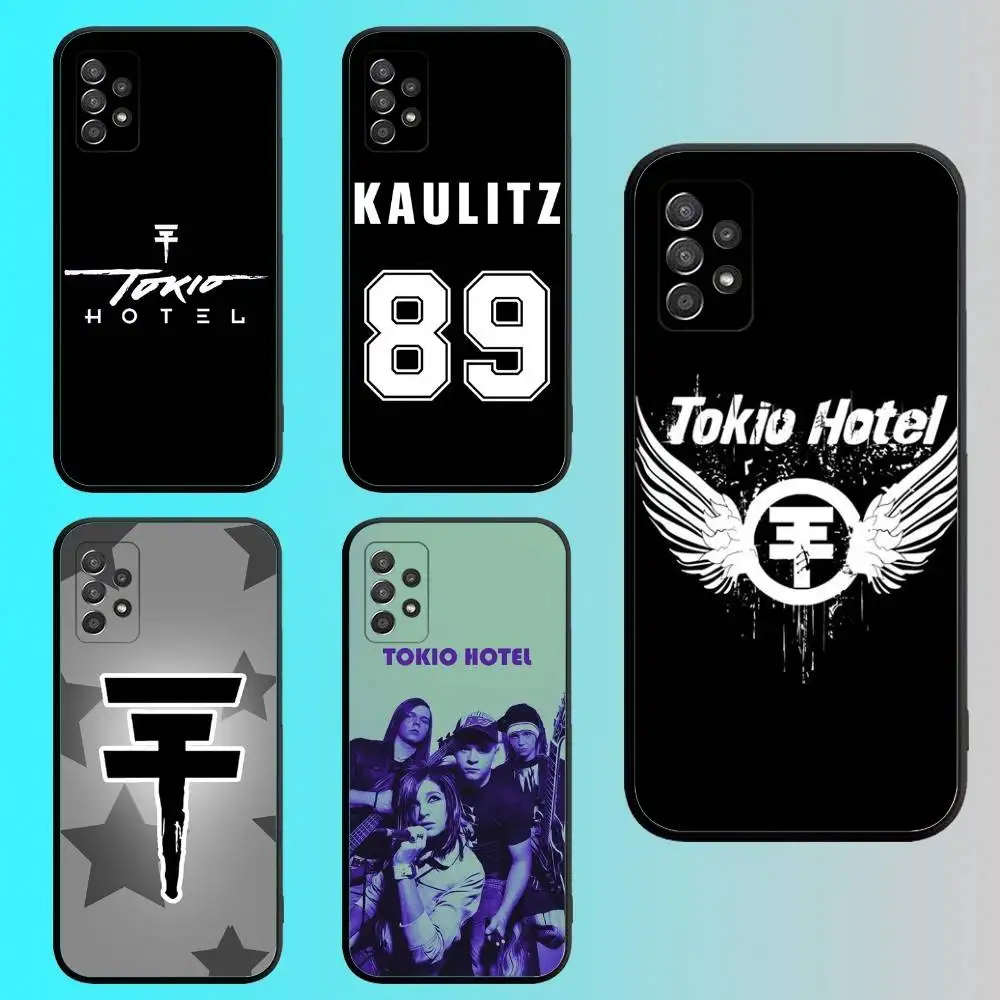 

Band T-Tokio H-Hotel Phone Case For Samsung S 25,24,23,22,30,21,10,9,Ultra,Plus,Lite,FE,4G,5G Black Soft Case