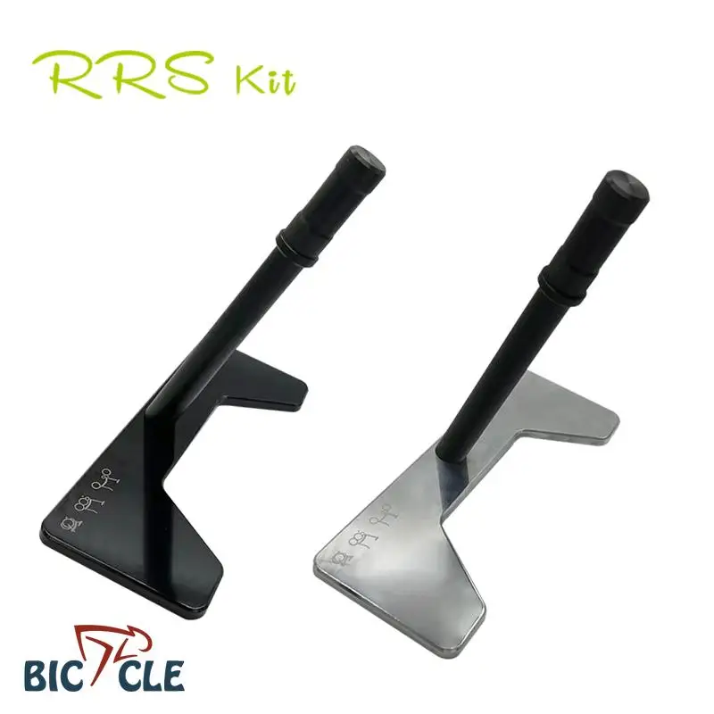 

Rrskit Folding Bicycle Parking Rack Mirror Smooth For Brompton Pline Cline Debugging Rack For Dahon P8 Aluminum Alloy CNC