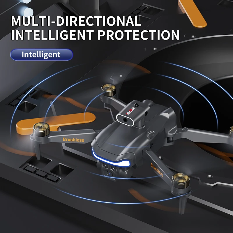 JJRC X35 الطائرة بدون طيار بدون فرش 4K كاميرا مزدوجة WIFI FPV تجنب العوائق مع شاشة التحكم عن بعد وظيفة طائرات بدون طيار كاميرا قابلة للطي