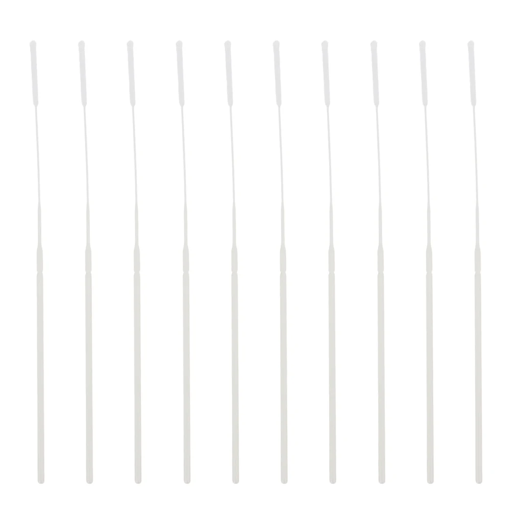 

70 Pcs Detection Swab Flocked Nasal Swabs Specimen Collection Disposable White