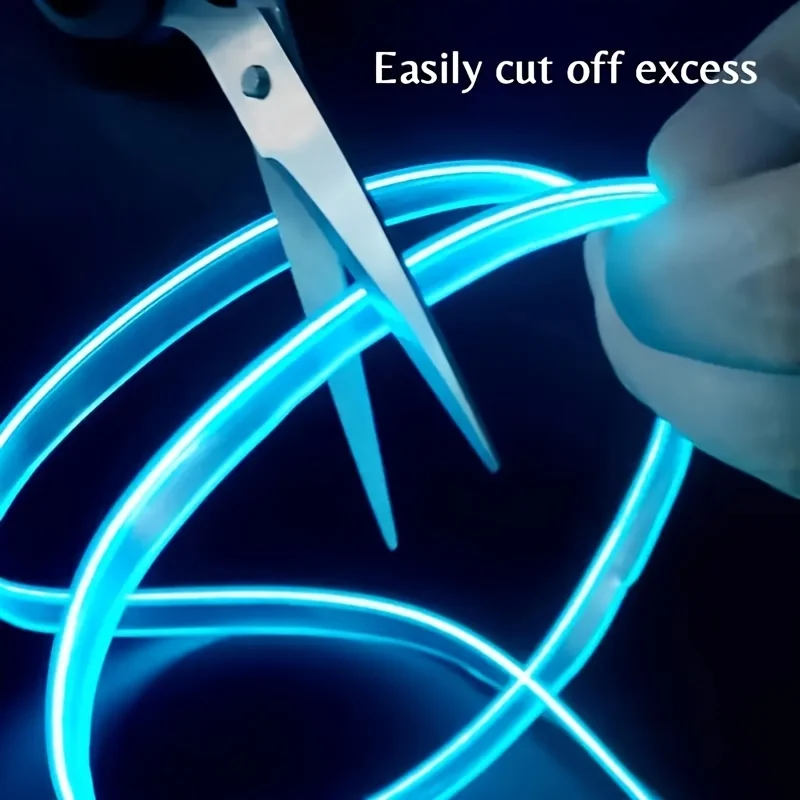 5M Car LED Interior Lighting Strip-Flexible Atmosphere Lighting Versatile Car Decoration  Modern Car Accessory