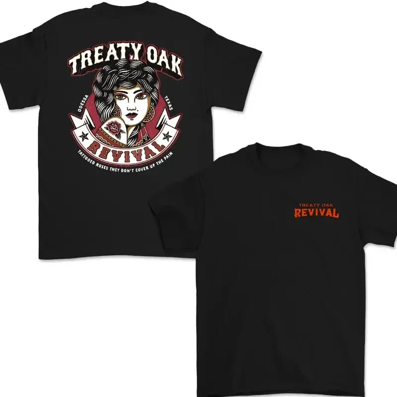 Treaty Oak Revival Rose Tattoo T-Shirt