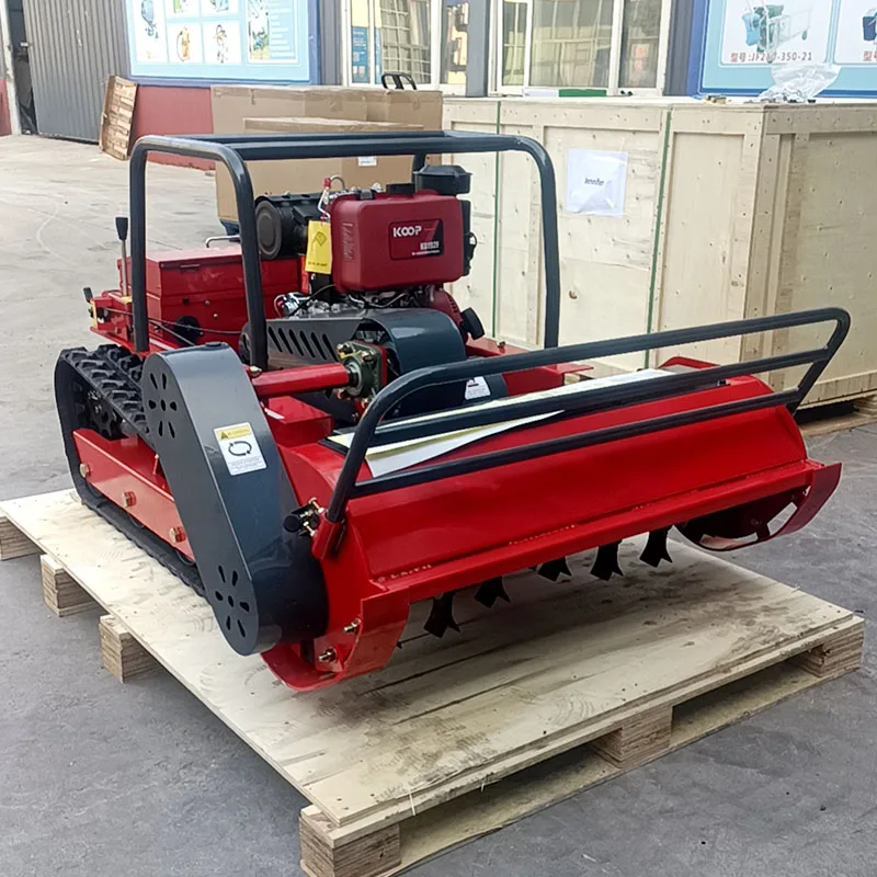 

【Hot】CE EPA Certified Engine Small Remote Control Crawler Flail Lawn Mower Grass Cutter Cutting 800mm 1000mm 1200mm