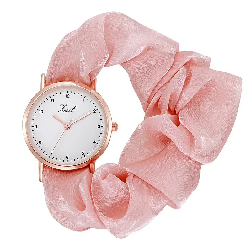 Ribbon Watches Women Scarf Band Casual Ribbon Digital Watch Personality Girl Watch Bracelet Quartz Wristwatches reloj mujer