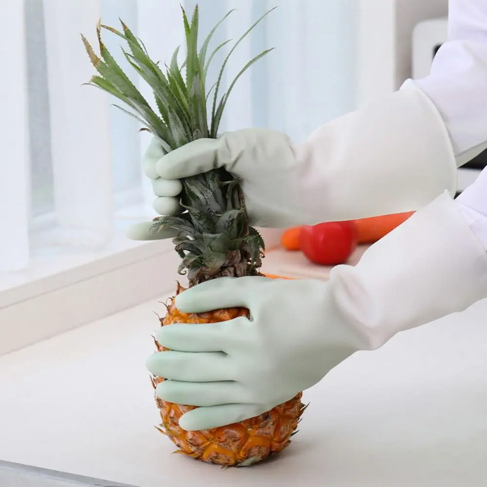 قفازات تنظيف المطبخ المنزلية المرنة والمتينة، قفازات السيليكون، أداة تنظيف القفازات المطاطية #5