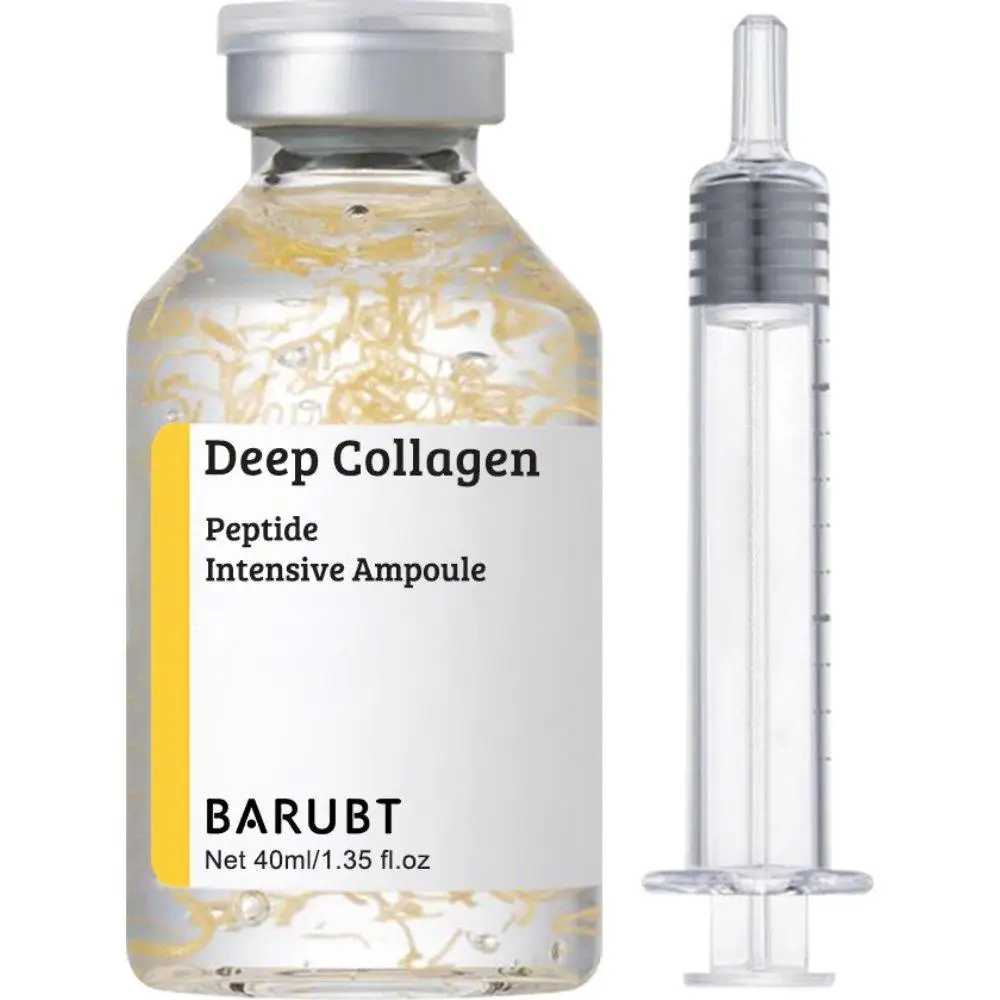 Esencia Coreana para el Cuidado de la Piel con Péptidos de Seda, Ampolla Intensiva Reafirmante, Esencia Revitalizante de Colágeno para Atenuar las Líneas Finas del Rostro