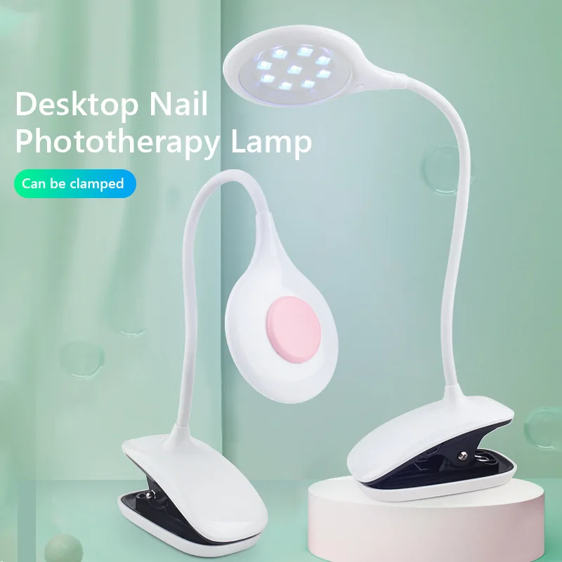 

Mini UV LED Nail Lamp Table lamp Nail Art Mini Portable Nail Dryer With USB Cable Gel Nail Polish Dryer Gift Home Travel Use