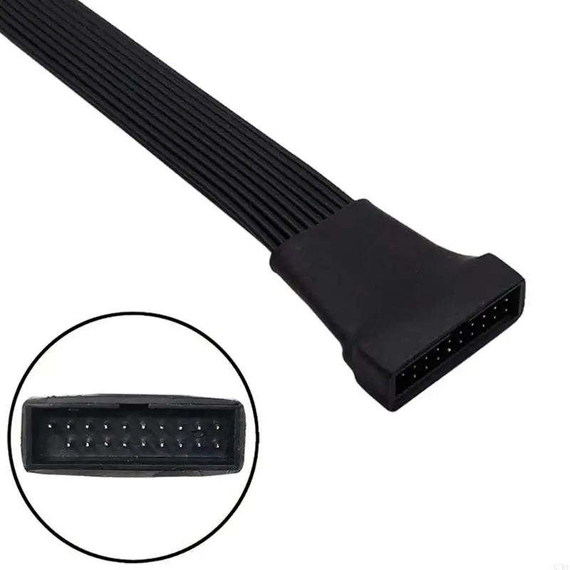 USB adaptador extensão interna 20 pinos para placa -mãe 4,7 polegadas