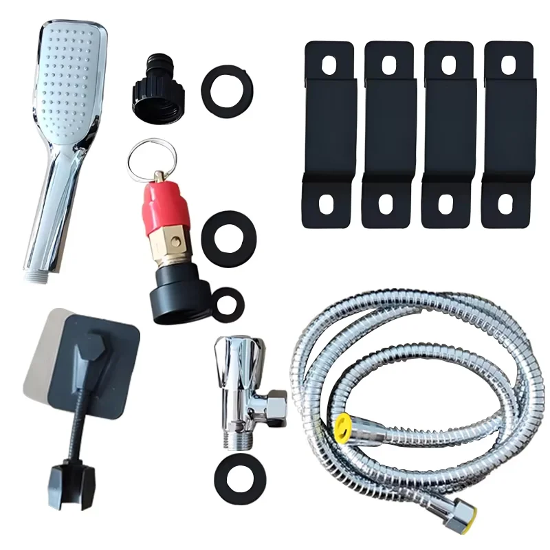 High quality 18L car camping shower water tank off road mobile outdoor shower roof vehicle tools