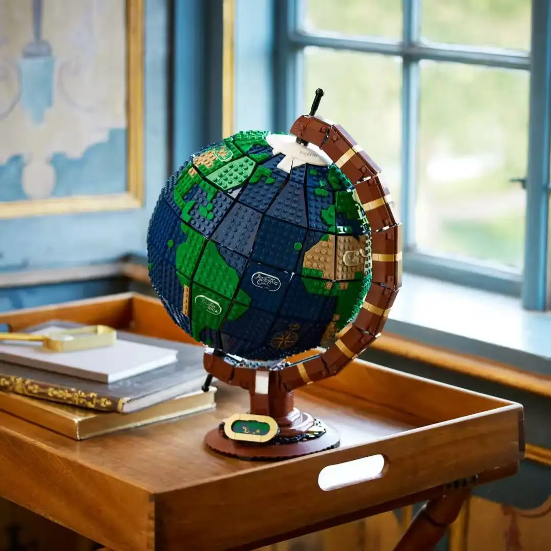 MOC MINISO 21332 Zestaw klocków konstrukcyjnych Model Ziemi, Dekoracja modelu, Prezent urodzinowy, Prezent na Halloween 14+ 2025
