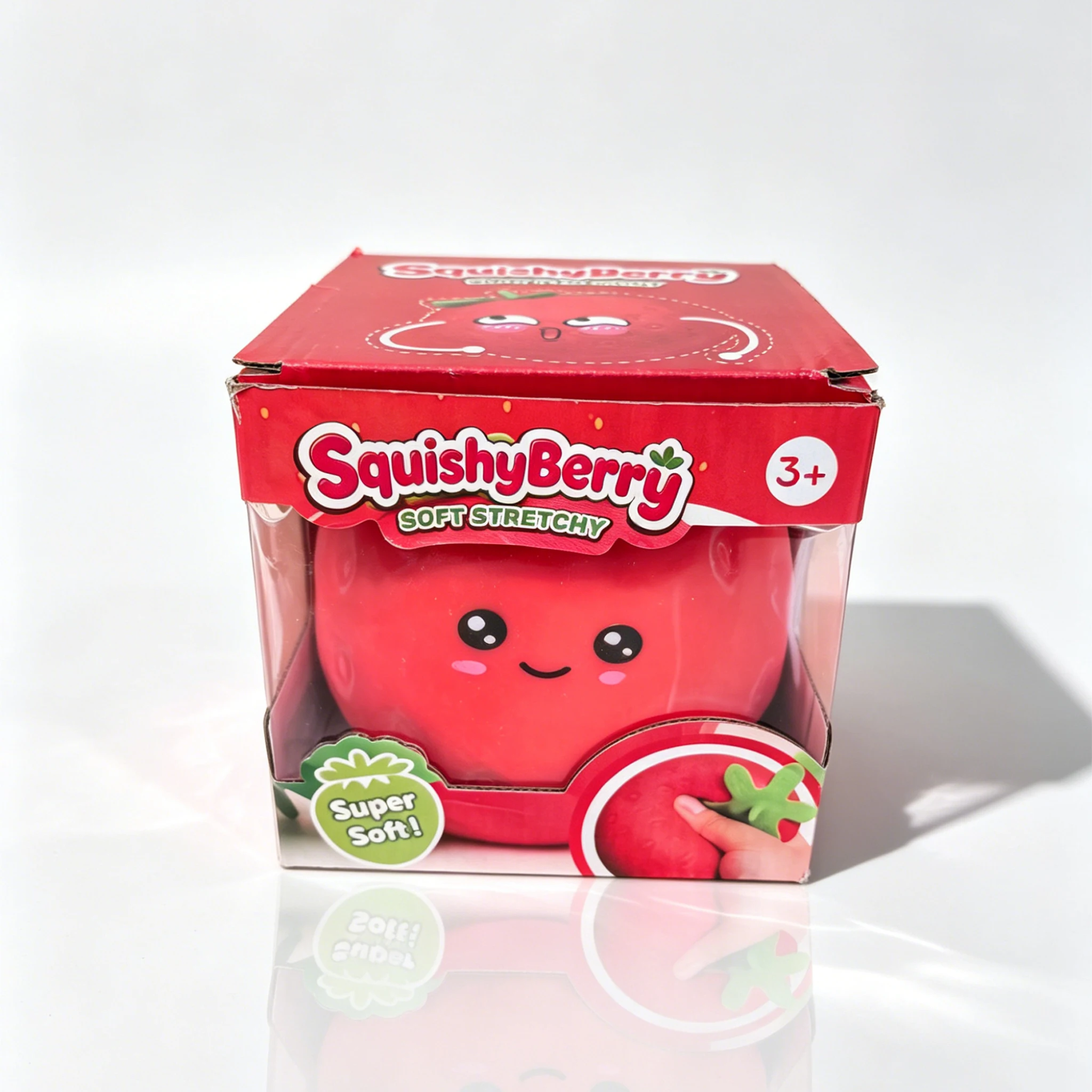 Big Strawberry Squishy Slow Rising Giant Fruit Squeeze Toy Stress Relief Fidget Toy Cute Strawberry Decompression Toy Gift. - view 6