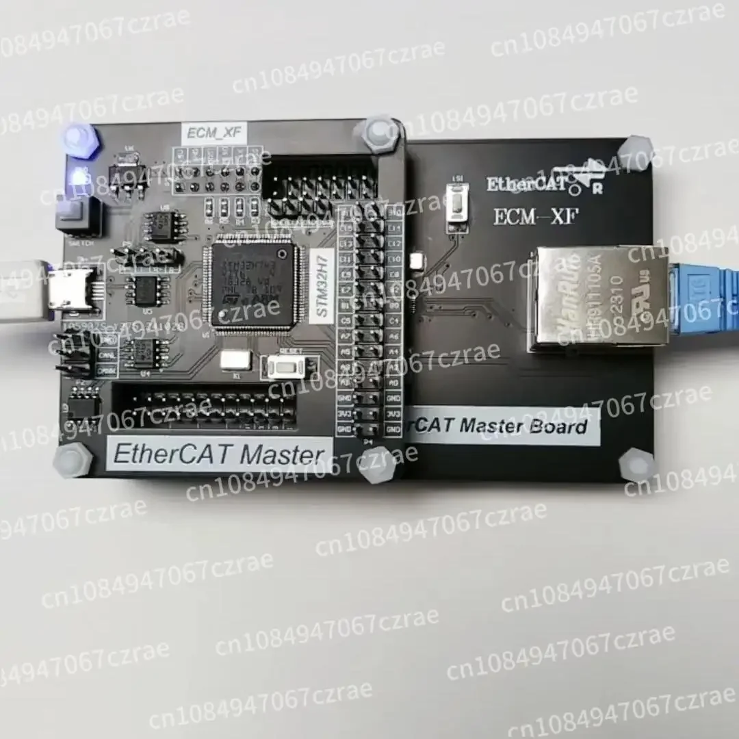 EtherCAT Hardware Master STM32H743 + ECM_XF/SPI Communication/LAN9252/AX58100