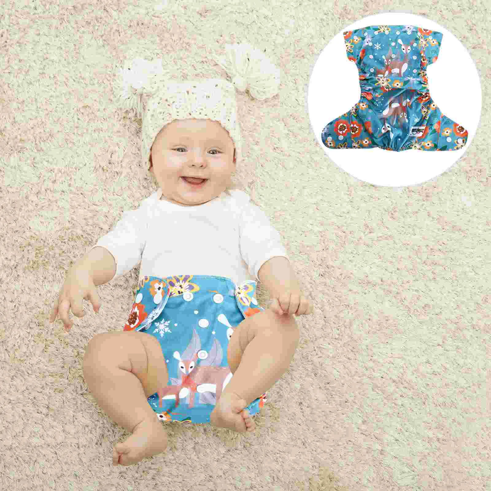 

Diaper Pants Diapers Adult Nappy Breathable Baby Velvet Stretch Fabric Briefs Infant Newborn Washable Reusable