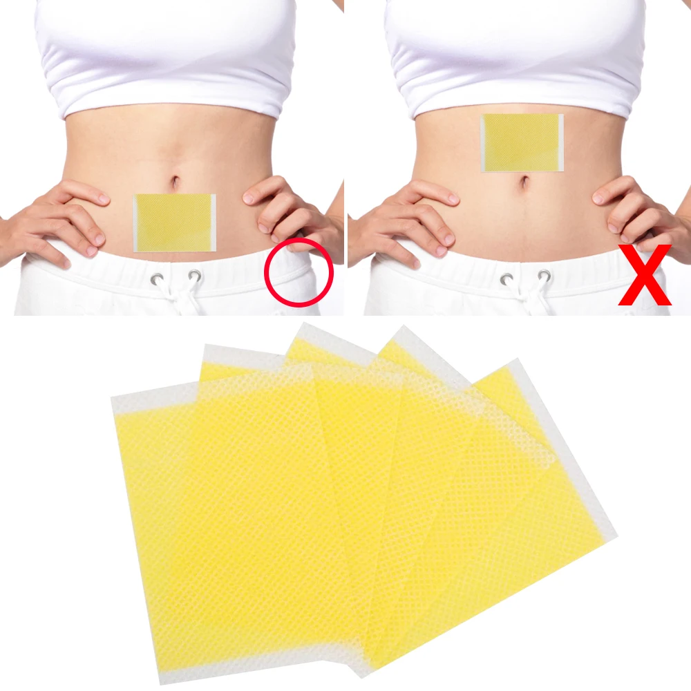 50Pieces/Bag Belly Button Sticker Lazy Weight Loss Burn Fat Chinese Medicine Extract Body Shaping Slimming