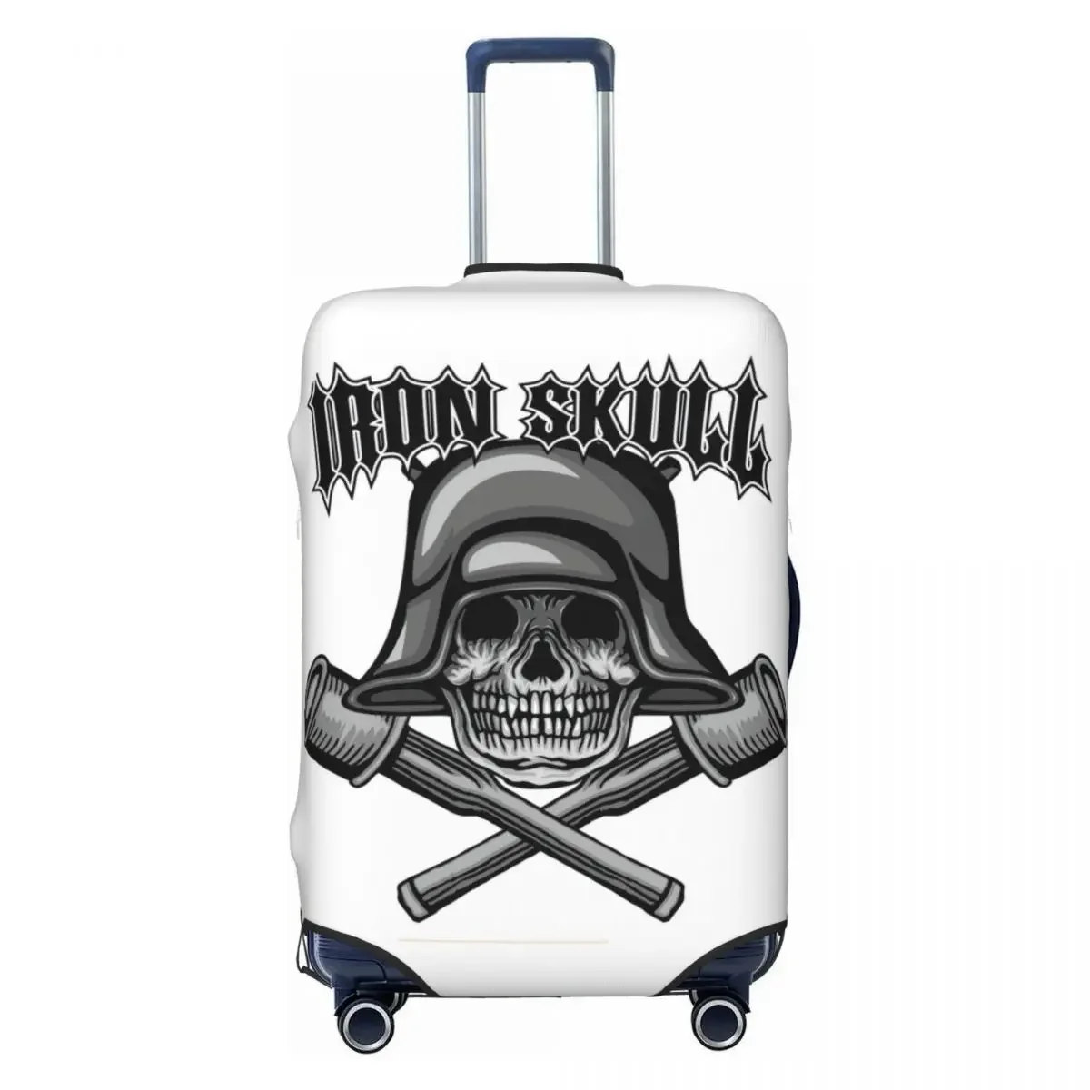 Agressief Embleem Met Schedelprint Bagage Beschermende Stofhoezen Elastische Waterdichte 18-32Inch Kofferhoes Reisaccessoires