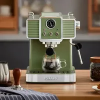 Petrus Coffee Machine Italian Semi Automatic Pump Type Coffee Maker Home 9 Bar Coffee Machines Espresso Steam Milk Frother