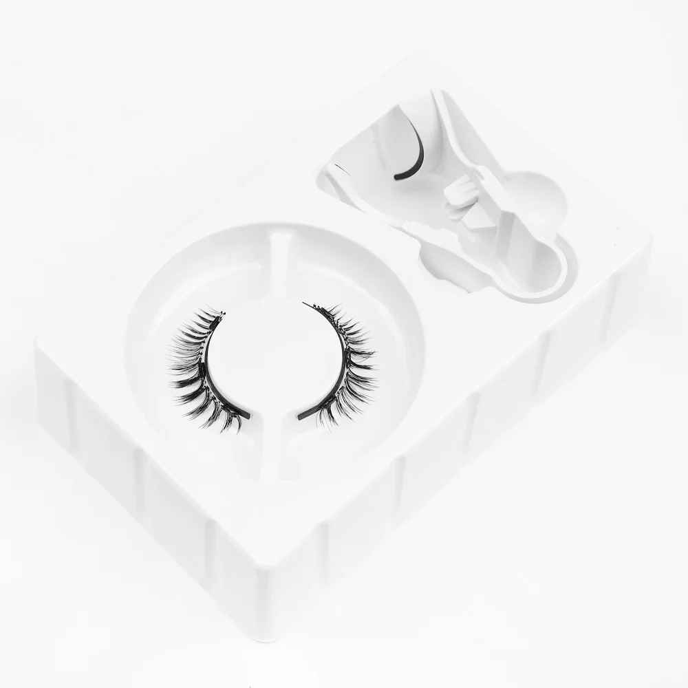 Faux-Cils Magnétiques 3D en Vison Naturel, Longs, Invisibles, Optiques Naturelles, Doux pour Extensions de Cils