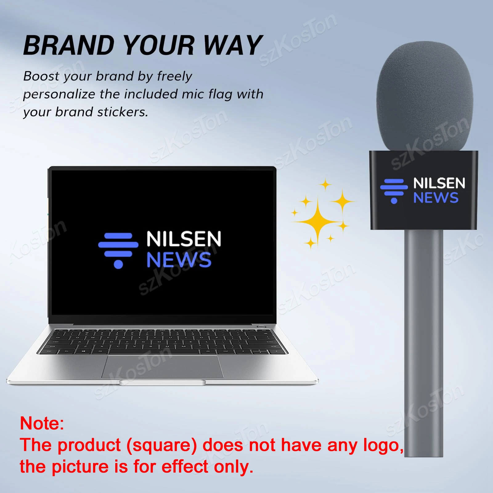 Беспроводной петличный микрофон, ручная палка для DJI Rode, беспроводная ручка для микрофона GO, адаптер-подставка для прямой трансляции YouTube TikTok