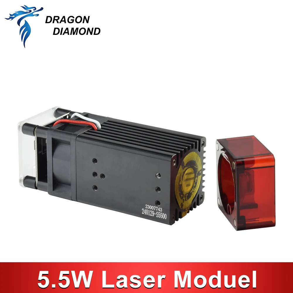 Yongli/Sunlite 5-5.5 واط لتقوم بها بنفسك وحدة النقش بالليزر رئيس 450nm مع كابل 3 دبوس لآلة الحفر بالليزر قطع قوية