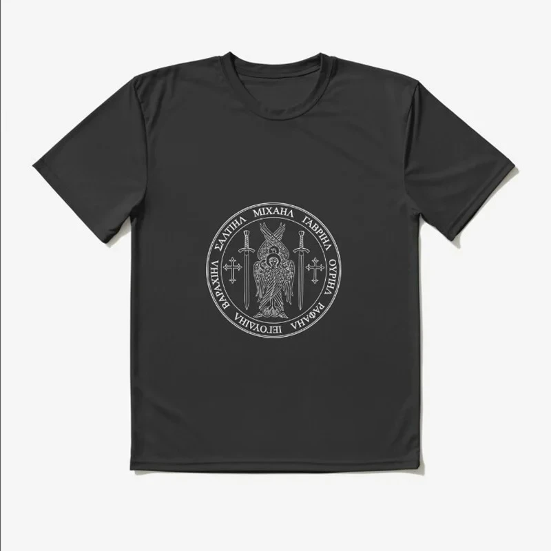 St Michael Catholic Angel Defender Archangel T-Shirt 100% Cotton O-Neck Summer Short Sleeve Casual Mens T-shirt Size S-3XL